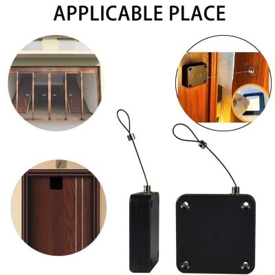 Portable Automatic Door Closer | Punch-Free Installation | Self-Closing Device with Strong Pull Force thumbnail 3