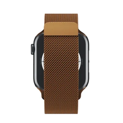 Coffee Color | Apple Watch Milanese Magnetic Loop Strap | Stainless Steel Band  | 42mm / 44mm / 45mm thumbnail 2