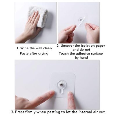 4 PCs Punch-Free Screw Hanger | Non-Marking Wall Hook Stickers | Heavy-Duty Picture & Decor Holder thumbnail 6