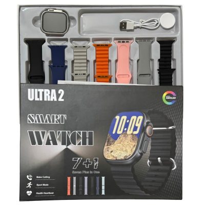 Ultra 2 Smart Watch 7 Straps Edition | Bluetooth Call Fitness & Health Tracker thumbnail 3
