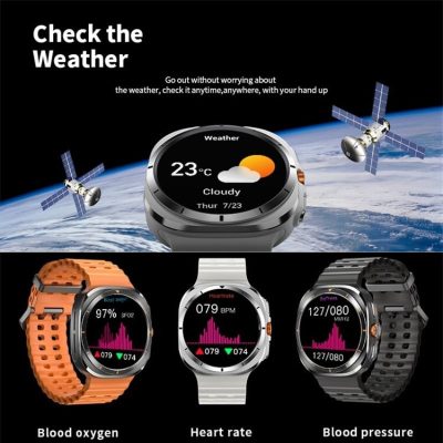TF7 Ultra Smart Watch | Metal Body, AMOLED Display, Bluetooth Calling, Fitness & Health Tracker thumbnail 4