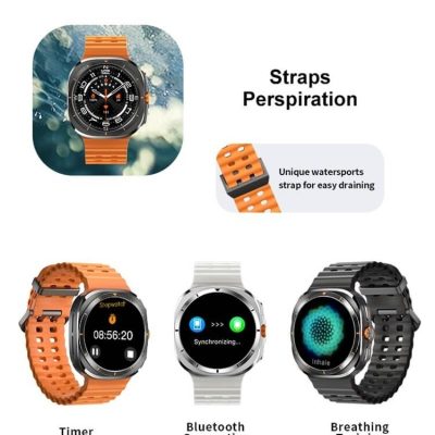TF7 Ultra Smart Watch | Metal Body, AMOLED Display, Bluetooth Calling, Fitness & Health Tracker thumbnail 2