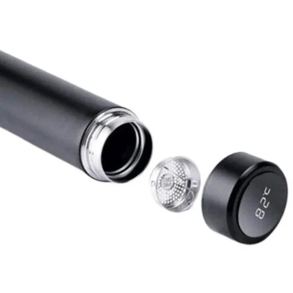 LED Temperature Display Water Bottle Stars Design  | Smart Stainless Steel Vacuum 500ml Flask | Random Color